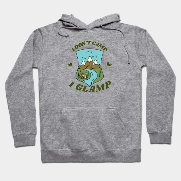 Glamping Hoodie by Mountain Morning Graphics